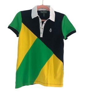 Lauren Active Ralph Lauren Short Sleeve Polo Shirt Collar S EUC